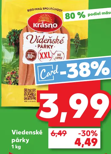Kransóna Videnské párky