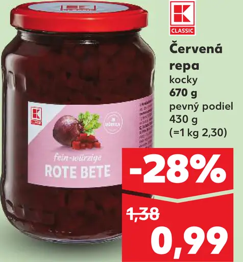 K-Classic Červená repa