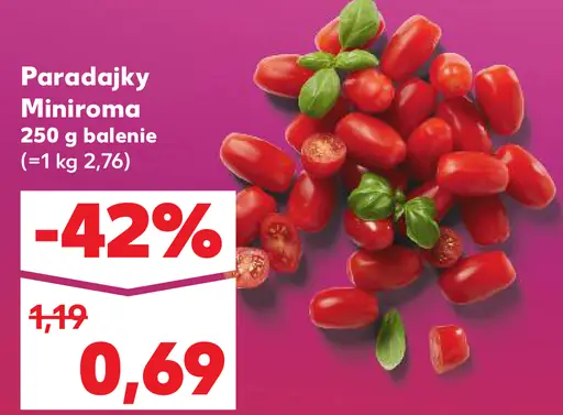 Paradajky Minirama