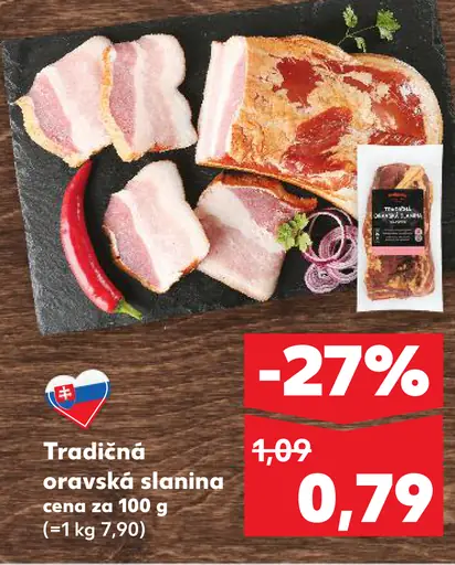 Tradičná oravská slanina