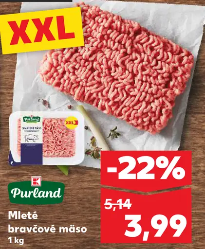 Purland Mleté bravčové mäso