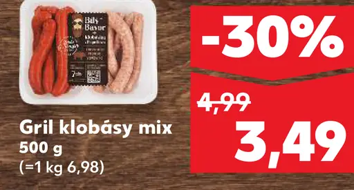 Gril klobásy mix
