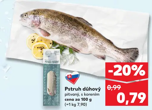 Pstruh dúhový pitvaný