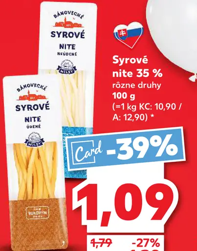 Javorovecké Syrové nite
