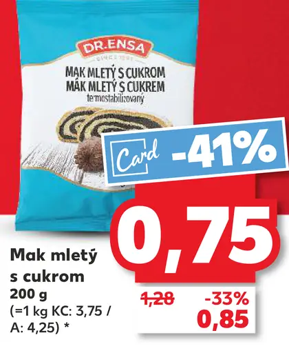 Dr. Ensa Mletý mak s cukrom