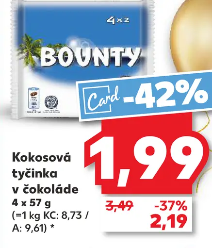 Bounty Kokosová tyčinka v čokoláde