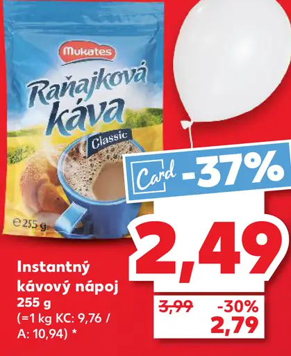 Mukaté Instantný kávový nápoj