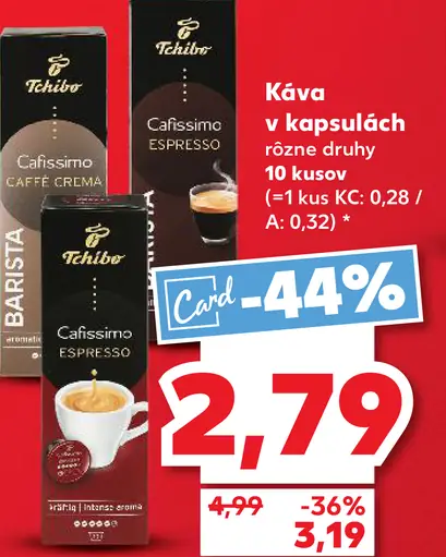 Tchibo Káva v kapsulách