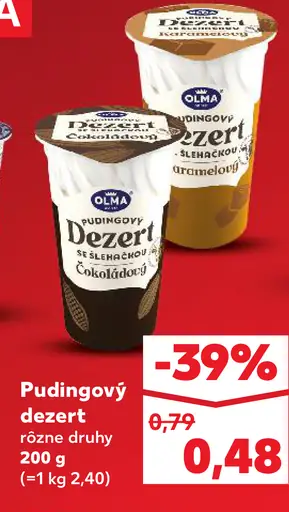 Olma Pudingový dezert