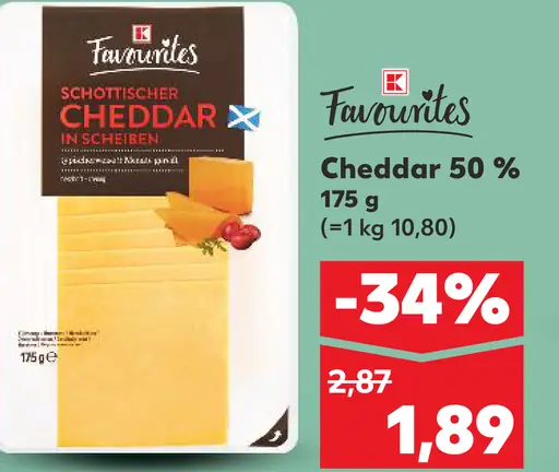 Cheddar 50 %