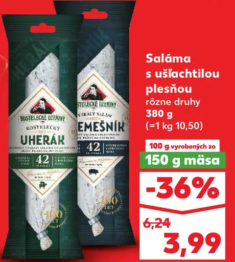 Saláma s ušľachtilou plesňou