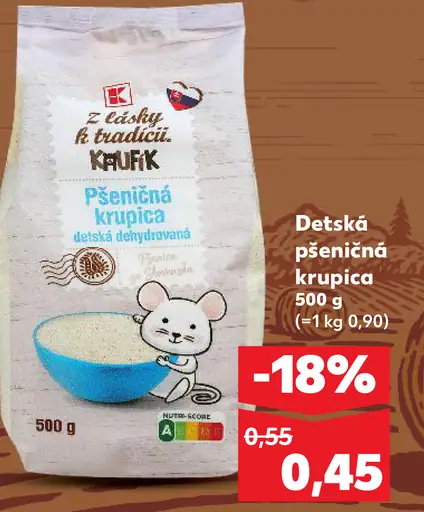 Detská pšeničná krupica