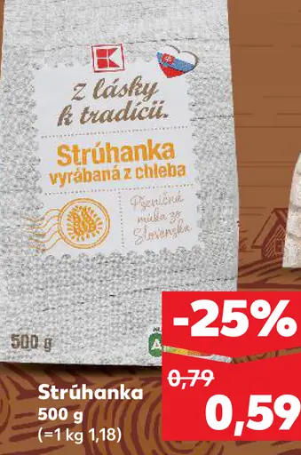 Strúhanka vyrobená z chleba