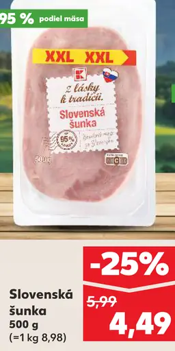 Slovenská šunka XXL