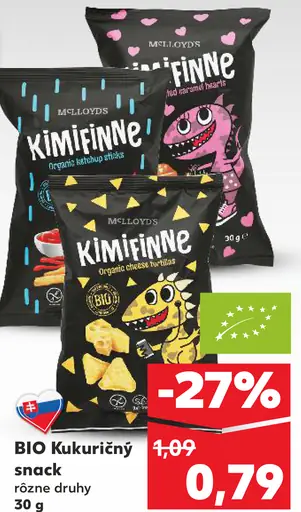 Kukuričný snack BIO