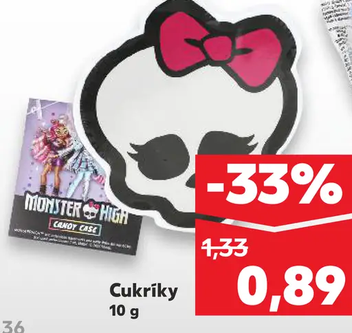 Monster High cukríky