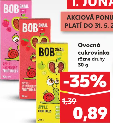 Bob Snail ovocná cukrovinka