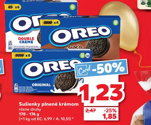 Oreo Sušienky plnené krémom