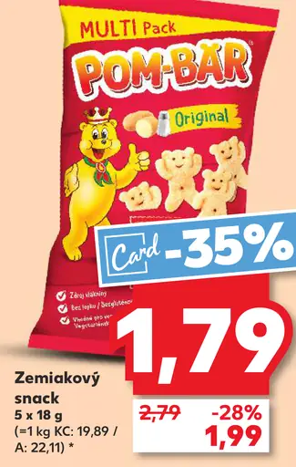 Pom-Bär zemiakový snack