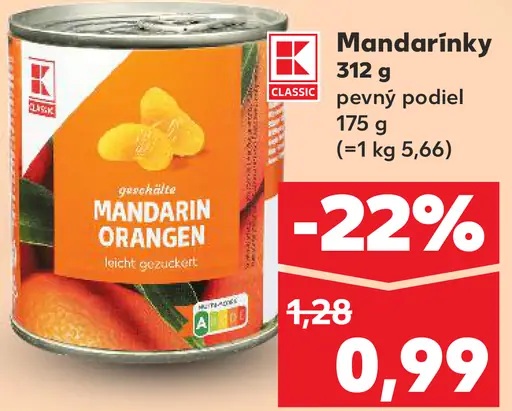 K-Classic Mandarínky