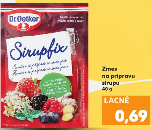 Dr. Oetker Zmes na prípravu sirupu