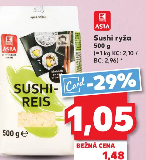 Asia Sushi ryža