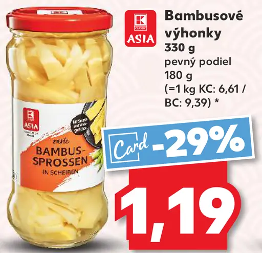 K-Classic Bambusové výhonky