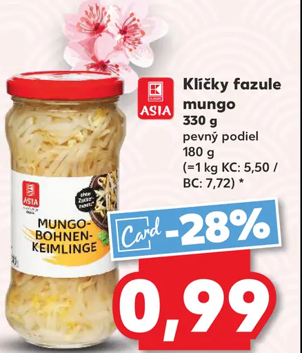 K-Classic Klíčky fazule mungo