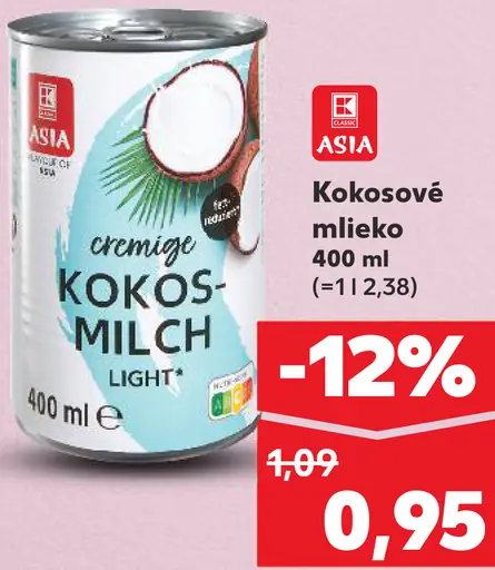 K-Classic Kokosové mlieko