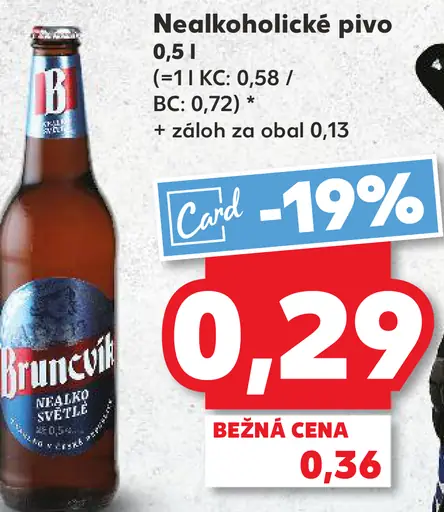 Bruncvík Nealkoholické pivo