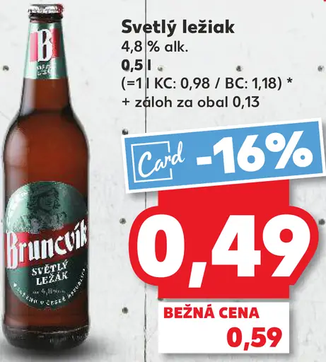 Bruncvík Svetlý ležiak