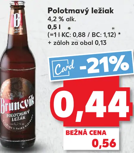 Bruncvík Polotmavý ležiak