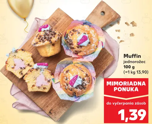 Muffin jednorožec