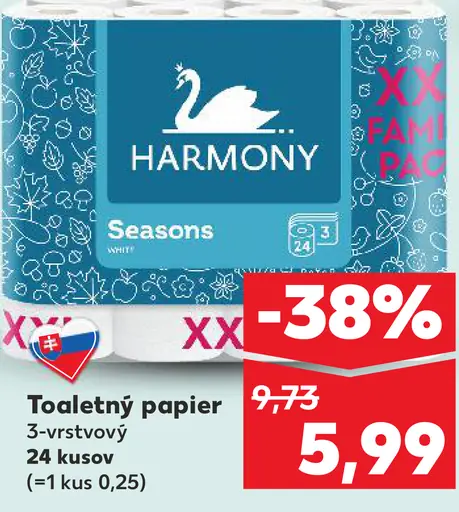 Harmony Seasons toaletný papier