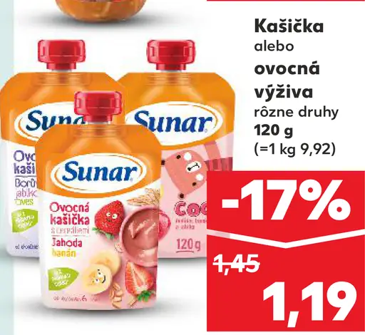 Sunar Ovocná výživa do ručičky