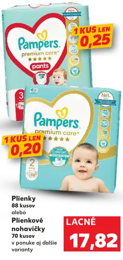 Pampers plienky Premium Care