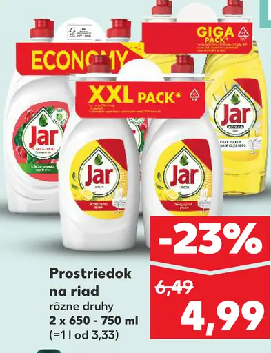 Jar prostriedok na riad
