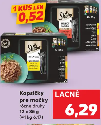 Sheba kapsičky pre mačky