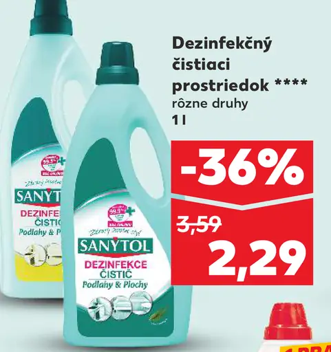 Sanytol Dezinfekčný čistiaci prostriedok