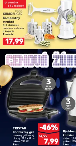 TRISTAR Kontaktný gril