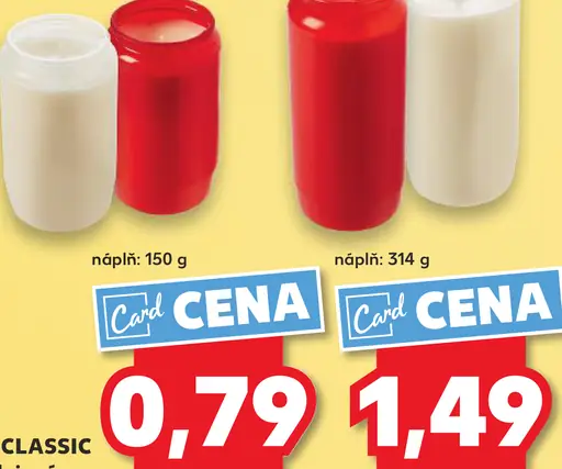 K-CLASSIC Olejová sviečka