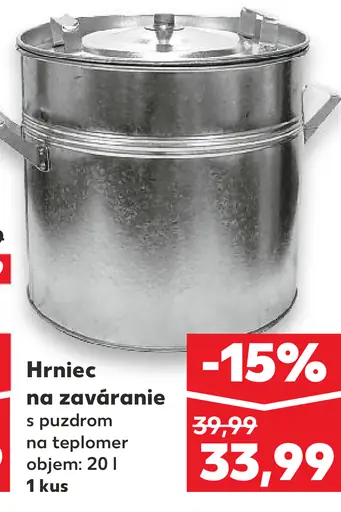 Hrniec na zaváranie s puzdrom na teplomer