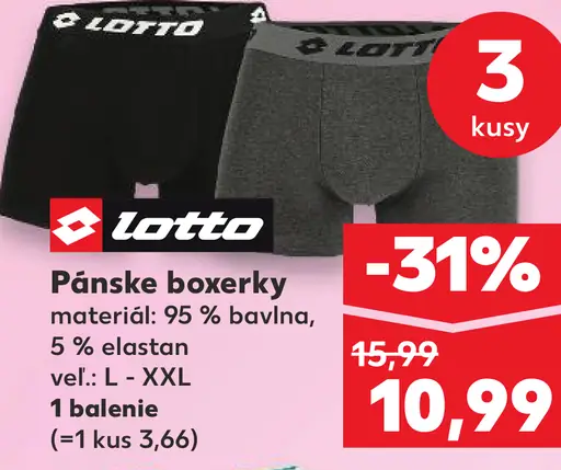 Lotto Pánske boxerky