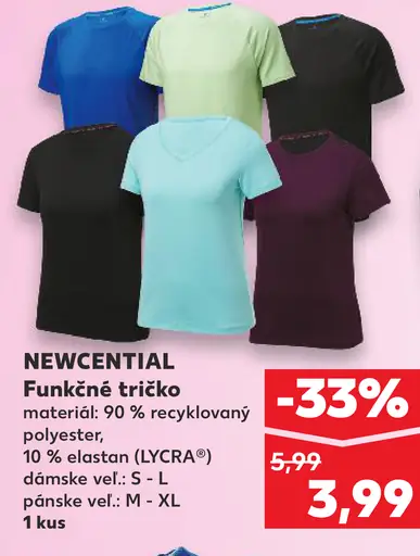 Newcential Funkčné tričko