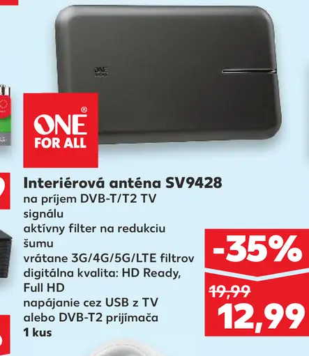 One For All Interiérová anténa SV9428