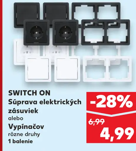 Switch On Súprava elektrických zásuviek