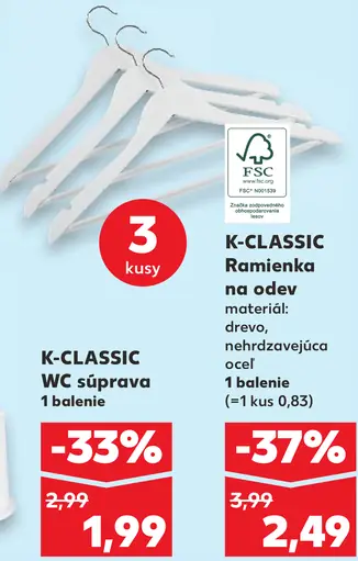 K-Classic Ramienka na odev