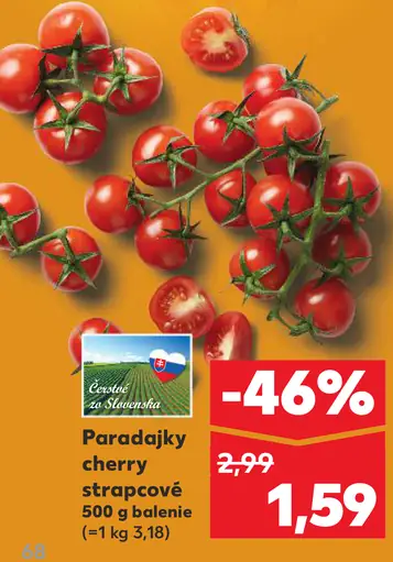 Paradajky cherry strapcové