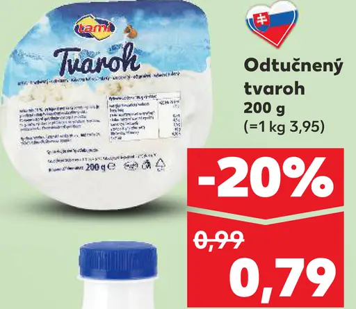K-Classic Odtučnený tvaroh