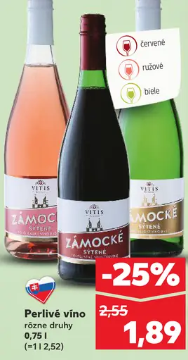 Zámočké perlivé víno